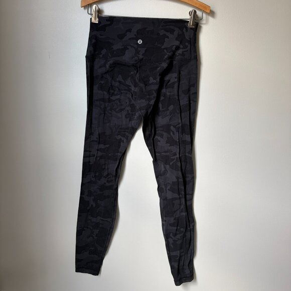 Lululemon Align Pant *Full Length 28" Incognito Camo Multi Grey Women's 8 - Picture 6 of 9